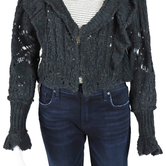 Free People - Avery Wool-Blend Cardigan - Picture 3 of 5